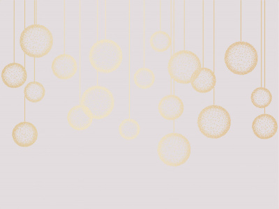 Фреска на флизелиновой основе с покрытием водно-дисперсионной краской. Роспись изображения выполняется золотым, серебрянным или платиновым пигментами