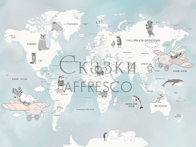 Фреска из декоративной штукатурки на флизелиновой основе