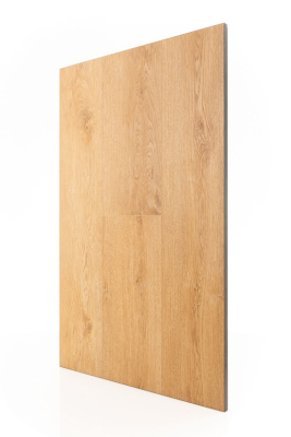 Влагостойкое каменно-полимерное напольное покрытие (SPC ламинат) с замковым соединением. Износостойкий защитный слой 0,5 мм., усилен дополнительно полиуретановым слоем Anti-Scratch (не восприимчиво к износу, царапинам и пятнам). Фаска 4-хсторонняя крашенная. Совместим с теплым полом (кроме пленочного ИК) с подогревом до tmax=28 гр.С. Покрытие имеет отличную износостойкость, ударопрочность, сопротивление УФ-лучам и антибактериальную защиту. Подходит для укладки внутри жилых и коммерческих помещений (в т.ч. в помещениях с умеренной влажностью, например, кухни)