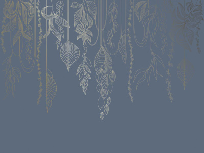 Фреска на флизелиновой основе с покрытием водно-дисперсионной краской. Роспись изображения выполняется золотым, серебрянным или платиновым пигментами