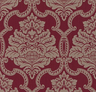Rasch Textil Nubia 085241 для спальни для гостиной для кабинета для загородного дома для комнаты бордовый