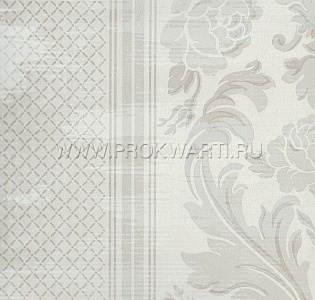 KT Exclusive Simply Damask SD80100 для кабинета для загородного дома для комнаты для прихожей светло-серый