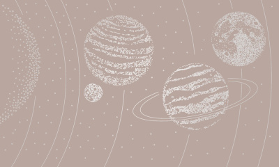 Фреска на флизелиновой основе с покрытием водно-дисперсионной краской. Роспись изображения выполняется золотым, серебрянным или платиновым пигментами