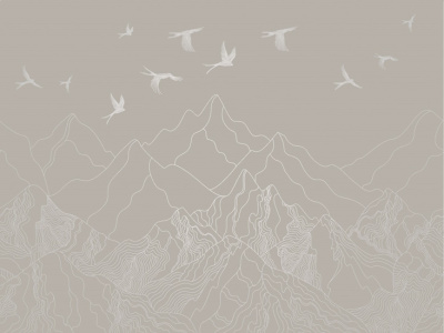 Фреска на флизелиновой основе с покрытием водно-дисперсионной краской. Роспись изображения выполняется золотым, серебрянным или платиновым пигментами