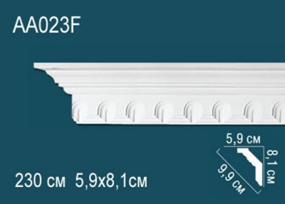 Карниз AA023F гибкий, можно использовать для скрытого освещения