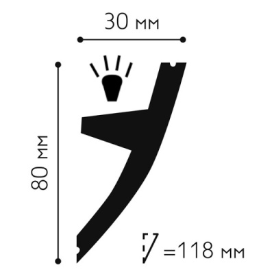 Карниз MC373