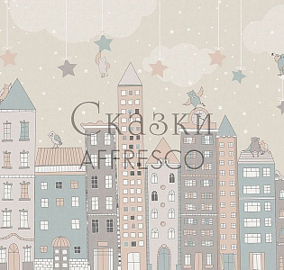 Affresco Сказки Affresco ZK603-COL4 для детской бежевый