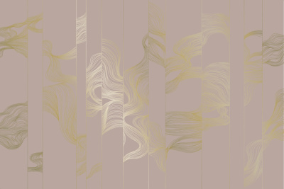 Фреска на флизелиновой основе с покрытием водно-дисперсионной краской. Роспись изображения выполняется золотым, серебрянным или платиновым пигментами