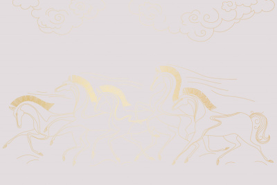 Фреска на флизелиновой основе с покрытием водно-дисперсионной краской. Роспись изображения выполняется золотым, серебрянным или платиновым пигментами