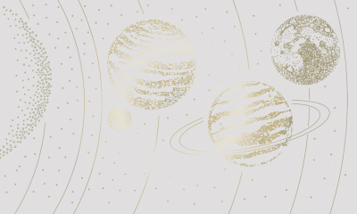 Фреска на флизелиновой основе с покрытием водно-дисперсионной краской. Роспись изображения выполняется золотым, серебрянным или платиновым пигментами