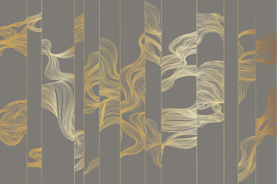 Фреска на флизелиновой основе с покрытием водно-дисперсионной краской. Роспись изображения выполняется золотым, серебрянным или платиновым пигментами