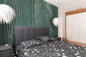La Stanza Alba 800415 для гостиной для кабинета для загородного дома для комнаты для прихожей бирюзовый