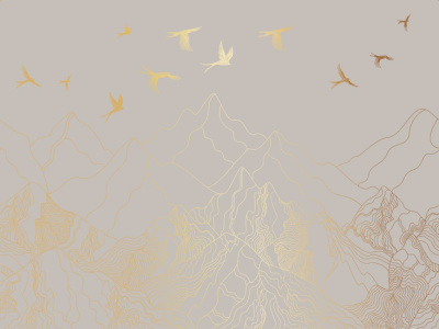 Фреска на флизелиновой основе с покрытием водно-дисперсионной краской. Роспись изображения выполняется золотым, серебрянным или платиновым пигментами