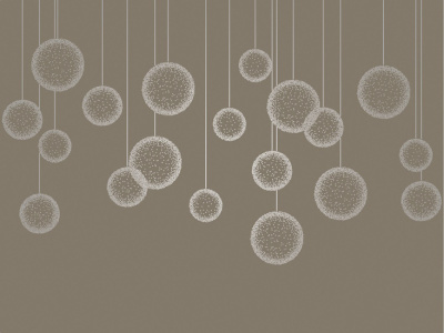 Фреска на флизелиновой основе с покрытием водно-дисперсионной краской. Роспись изображения выполняется золотым, серебрянным или платиновым пигментами