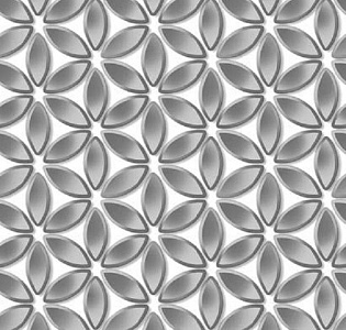 Ugepa Hexagone L52219 для кухни для спальни для гостиной для загородного дома для комнаты серый светло-серый