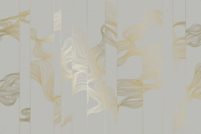 Фреска на флизелиновой основе с покрытием водно-дисперсионной краской. Роспись изображения выполняется золотым, серебрянным или платиновым пигментами