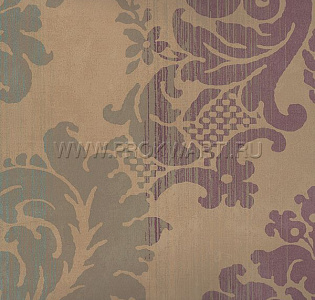 KT Exclusive Simply Damask SD80609 для спальни для гостиной для кабинета для загородного дома для комнаты коричневый