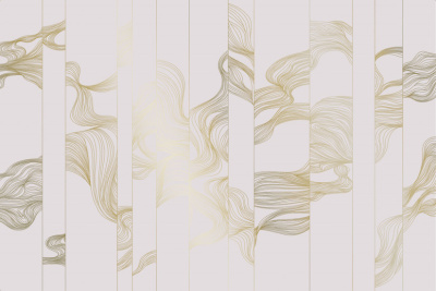 Фреска на флизелиновой основе с покрытием водно-дисперсионной краской. Роспись изображения выполняется золотым, серебрянным или платиновым пигментами