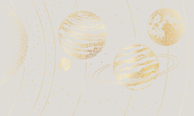 Фреска на флизелиновой основе с покрытием водно-дисперсионной краской. Роспись изображения выполняется золотым, серебрянным или платиновым пигментами