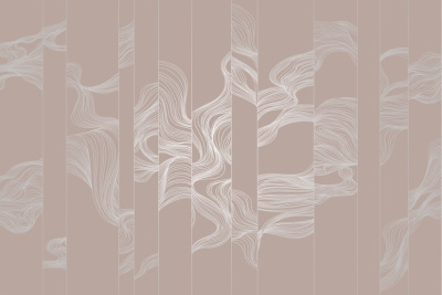 Фреска на флизелиновой основе с покрытием водно-дисперсионной краской. Роспись изображения выполняется золотым, серебрянным или платиновым пигментами