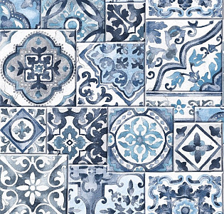 Aura Reclaimed 2701-22316 для спальни для загородного дома для комнаты голубой