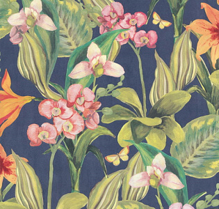 Decoprint Breeze BR24081 для кухни для спальни для гостиной для загородного дома для комнаты синий разноцветный