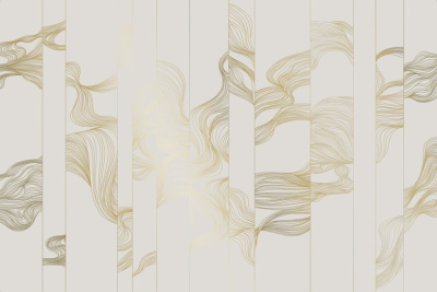 Фреска на флизелиновой основе с покрытием водно-дисперсионной краской. Роспись изображения выполняется золотым, серебрянным или платиновым пигментами