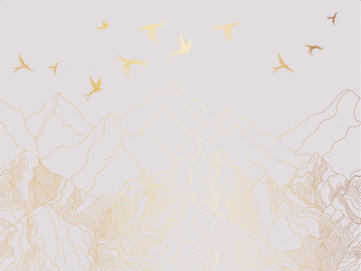 Фреска на флизелиновой основе с покрытием водно-дисперсионной краской. Роспись изображения выполняется золотым, серебрянным или платиновым пигментами