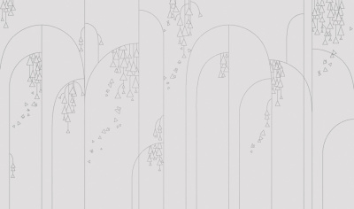 Фреска на флизелиновой основе с покрытием водно-дисперсионной краской. Роспись изображения выполняется золотым, серебрянным или платиновым пигментами