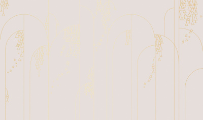 Фреска на флизелиновой основе с покрытием водно-дисперсионной краской. Роспись изображения выполняется золотым, серебрянным или платиновым пигментами