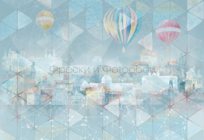 Фреска из декоративной штукатурки на флизелиновой основе