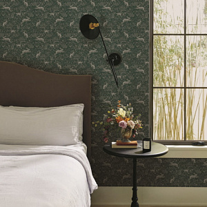 York Rifle Paper Co RI5104 для спальни для гостиной для загородного дома для комнаты светло-серый зеленый