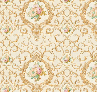 A.S. Creation Chateau 5 34391-5 для спальни для гостиной для кабинета для загородного дома для комнаты золотой