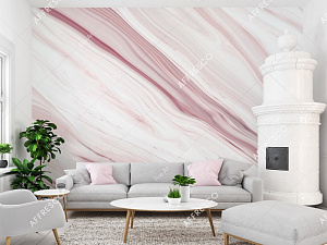 Affresco Fine Art RE813-COL3 для кабинета для комнаты для прихожей белый розовый