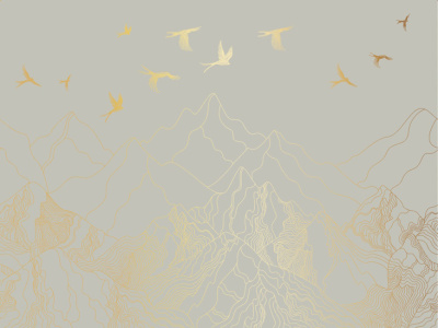 Фреска на флизелиновой основе с покрытием водно-дисперсионной краской. Роспись изображения выполняется золотым, серебрянным или платиновым пигментами