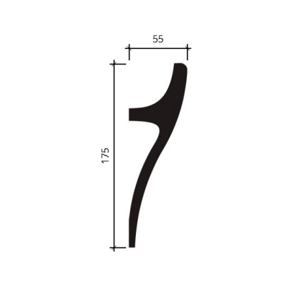 Молдинг 1.51.711 для скрытого освещения