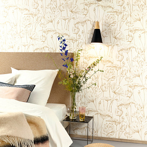 Khroma Lotus LOT303 для спальни для гостиной для загородного дома для комнаты белый золотой