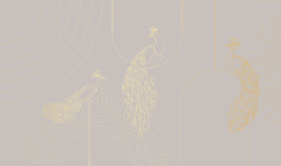 Фреска на флизелиновой основе с покрытием водно-дисперсионной краской. Роспись изображения выполняется золотым, серебрянным или платиновым пигментами