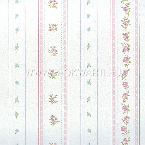 Aura Floral Themes G23225 для кабинета для загородного дома для комнаты для прихожей розовый