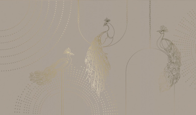 Фреска на флизелиновой основе с покрытием водно-дисперсионной краской. Роспись изображения выполняется золотым, серебрянным или платиновым пигментами