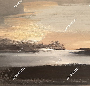 Affresco Fine Art RE815-COL3 для спальни для гостиной для кабинета для комнаты коричневый кофейный капучино песочный