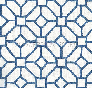 Aura Charming Prints FD22238 для спальни для гостиной для загородного дома для комнаты белый синий
