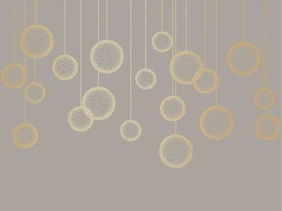 Фреска на флизелиновой основе с покрытием водно-дисперсионной краской. Роспись изображения выполняется золотым, серебрянным или платиновым пигментами