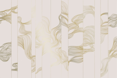 Фреска на флизелиновой основе с покрытием водно-дисперсионной краской. Роспись изображения выполняется золотым, серебрянным или платиновым пигментами