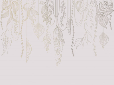 Фреска на флизелиновой основе с покрытием водно-дисперсионной краской. Роспись изображения выполняется золотым, серебрянным или платиновым пигментами