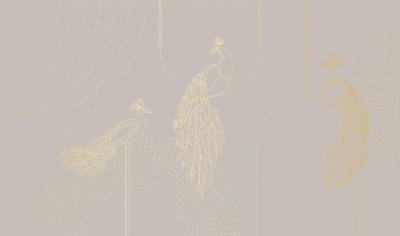 Фреска на флизелиновой основе с покрытием водно-дисперсионной краской. Роспись изображения выполняется золотым, серебрянным или платиновым пигментами