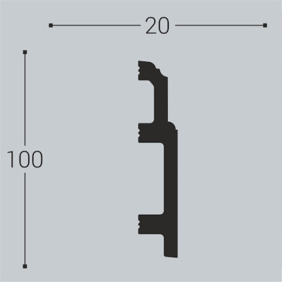 Плинтус П10