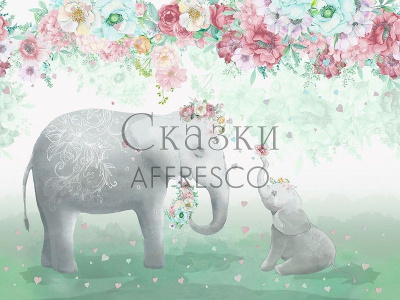 Фреска из декоративной штукатурки на флизелиновой основе