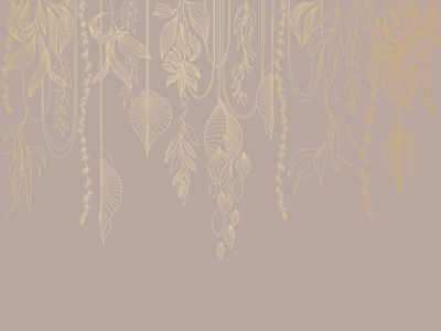 Фреска на флизелиновой основе с покрытием водно-дисперсионной краской. Роспись изображения выполняется золотым, серебрянным или платиновым пигментами