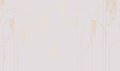 Фреска на флизелиновой основе с покрытием водно-дисперсионной краской. Роспись изображения выполняется золотым, серебрянным или платиновым пигментами